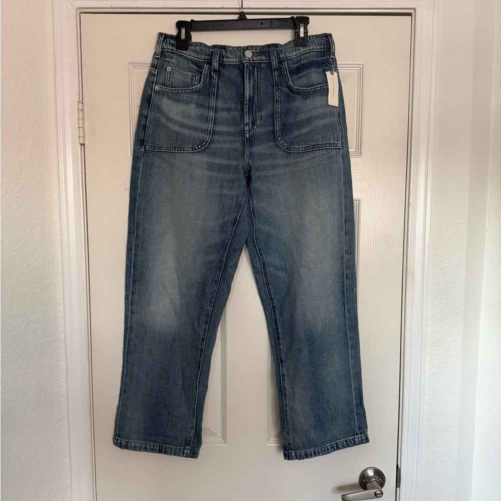 Anthropologie Pilcro The Jenna Mid-Rise Wide Leg Relaxed Jeans Size Small S NWT - Picture 2 of 6